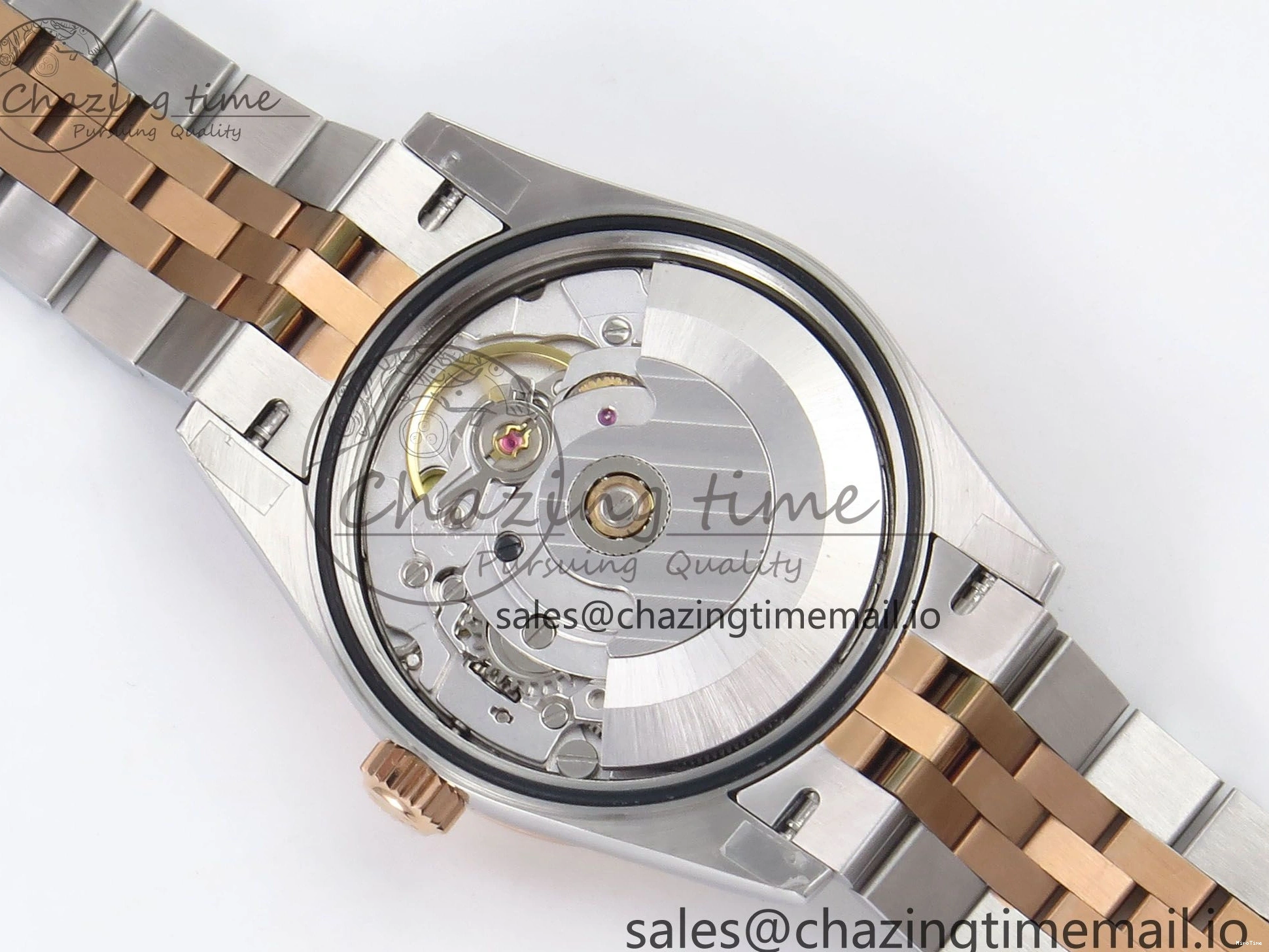 MiroTime 0401 Popular DateJust 31 278271 SS RG GMF 1:1 Best Edition 904L Steel Gray Roman Diamonds Dial on Jubilee Bracelet A 1165